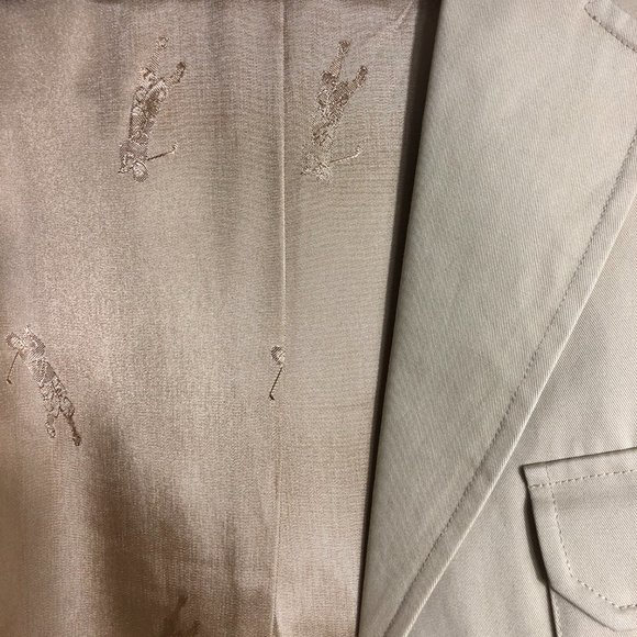 Bobby Jones Collection Men's Golf Coat with Suede Elbow Patches, Large - Picture 4 of 4